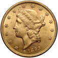 USA, 20 dolarów 1893, Filadelfia, Liberty