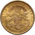 USA, 20 dolarów 1893, Filadelfia, Liberty