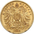 Austria, Franciszek Józef I, 10 koron 1905