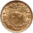 420. Szwajcaria, 20 franków 1935 LB