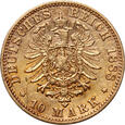 Niemcy, Saksonia, Albert, 10 marek 1888 E