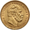 433. Niemcy, Prusy, Wilhelm I, 20 marek 1887 A