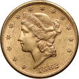 USA, 20 dolarów 1882, San Francisco, Liberty