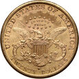 USA, 20 dolarów 1882, San Francisco, Liberty