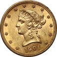 USA, 10 dolarów 1901, Filadelfia, Liberty