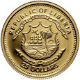 Liberia, 25 dolarów 2005, Benedykt XVI, 1/25 uncji Au999