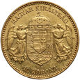 779. Węgry, Franciszek Józef I, 10 koron 1910 KB