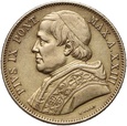 Watykan, Pius IX, 100 lirów 1868 XXIII R