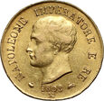 Włochy, Królestwo Włoch, Napoleon I, 40 lirów 1808 M, Mediolan