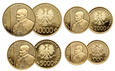 Polska, zestaw 4 monet od 1000 do 10000 zł, 1989, Jan Paweł II #M