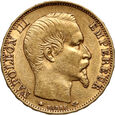 Francja, Napoleon III, 20 franków 1860 BB, Strasburg