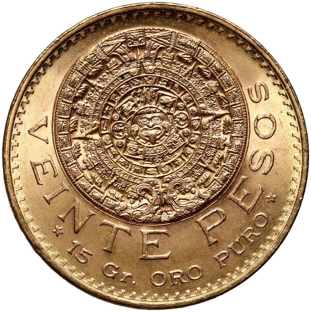 1075. Meksyk, 20 pesos 1959