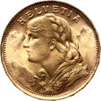 Szwajcaria, 20 franków 1935 LB