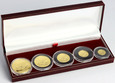 Chiny, zestaw, od 20 do 500 juanów 2009, Panda, 59 g Au999 #MA