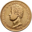 Włochy, Sardynia, Karol Albert, 20 lirów 1841, Genua