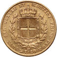 Włochy, Sardynia, Karol Albert, 20 lirów 1841, Genua