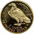 Polska, III RP, 500 złotych 1996, Bielik, 1 uncja Au999, GCN MS70 #R