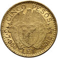 Kolumbia, 5 pesos 1919