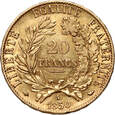 Francja, 20 franków 1850 A, Paryż, Ceres