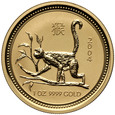 Australia, 100 dolarów 2004, Rok małpy, 1 uncja złota