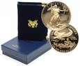 USA, 50 dolarów 2007, Gold Eagle, Orzeł, Stempel lustrzany (Proof)