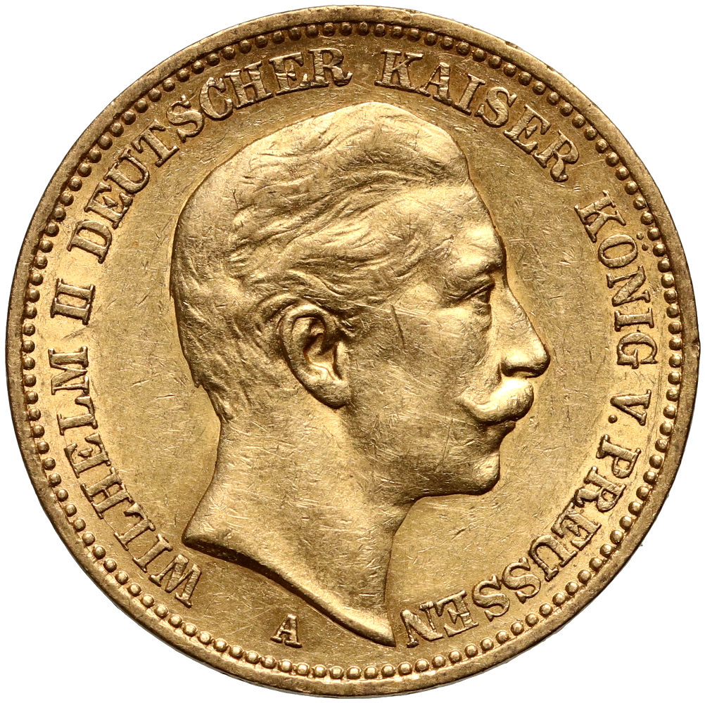 434. Niemcy, Prusy, Wilhelm II, 20 marek 1897 A
