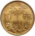 Szwajcaria, 10 franków 1911