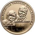 Polska, III RP, 100 złotych 2020, 10. rocznica Tragedii Smoleńskiej