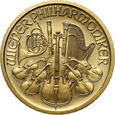 Austria, 50 euro 2022, Filharmonia, 1/2 uncji złota