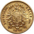 Niemcy, Wirtembergia, Karol I, 20 marek 1872 F
