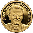 Wyspy Cooka, 10 dolarów 2009, Jan Paweł II - Pielgrzym Pokoju
