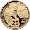 Watykan, 20 euro 2014, Franciszek, 2 rok pontyfikatu