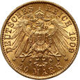 Niemcy, Prusy, Wilhelm II, 20 marek 1909 A, Berlin