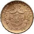 727. Belgia, Leopold II, 20 franków 1876