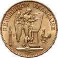 Francja, 20 franków 1878 A, Anioł