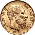 Belgia, Leopold II, 20 franków 1869
