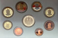 Watykan, zestaw 9 monet euro 2016, Franciszek, stempel lustrzany