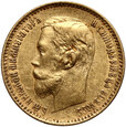 Rosja, Mikołaj II, 5 rubli 1900 