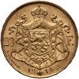 730. Belgia, Albert I, 20 franków 1914, Der Belgen