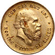 Holandia, Wilhelm III, 10 guldenów 1875
