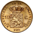 Holandia, Wilhelm III, 10 guldenów 1875