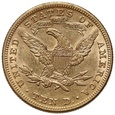 USA, 10 dolarów 1881, Filadelfia, Liberty