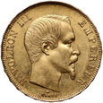 Francja, Napoleon III, 50 franków 1858 A