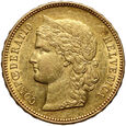 Szwajcaria, 20 franków 1889 B