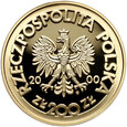 Polska, III RP, 200 złotych 2000, 20-lecie NSZZ Solidarność