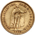 Węgry, Franciszek Józef I, 10 koron 1902 KB