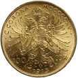 Austria, Franciszek Józef I, 100 koron 1915, Nowe bicie