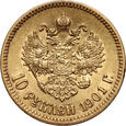 Rosja, Mikołaj II, 10 rubli 1901 (ФЗ)