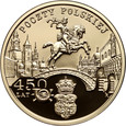 Polska, III RP, 200 złotych 2008, 450 lat Poczty Polskiej