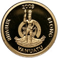 Vanuatu, 50 vatu 2009, Pałac Potala 1,00 g Au999
